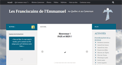 Desktop Screenshot of franciscains-emmanuel.com